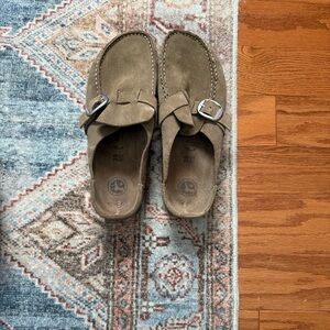 Birkenstock Buckley Tan/chestnut Suede Loafers